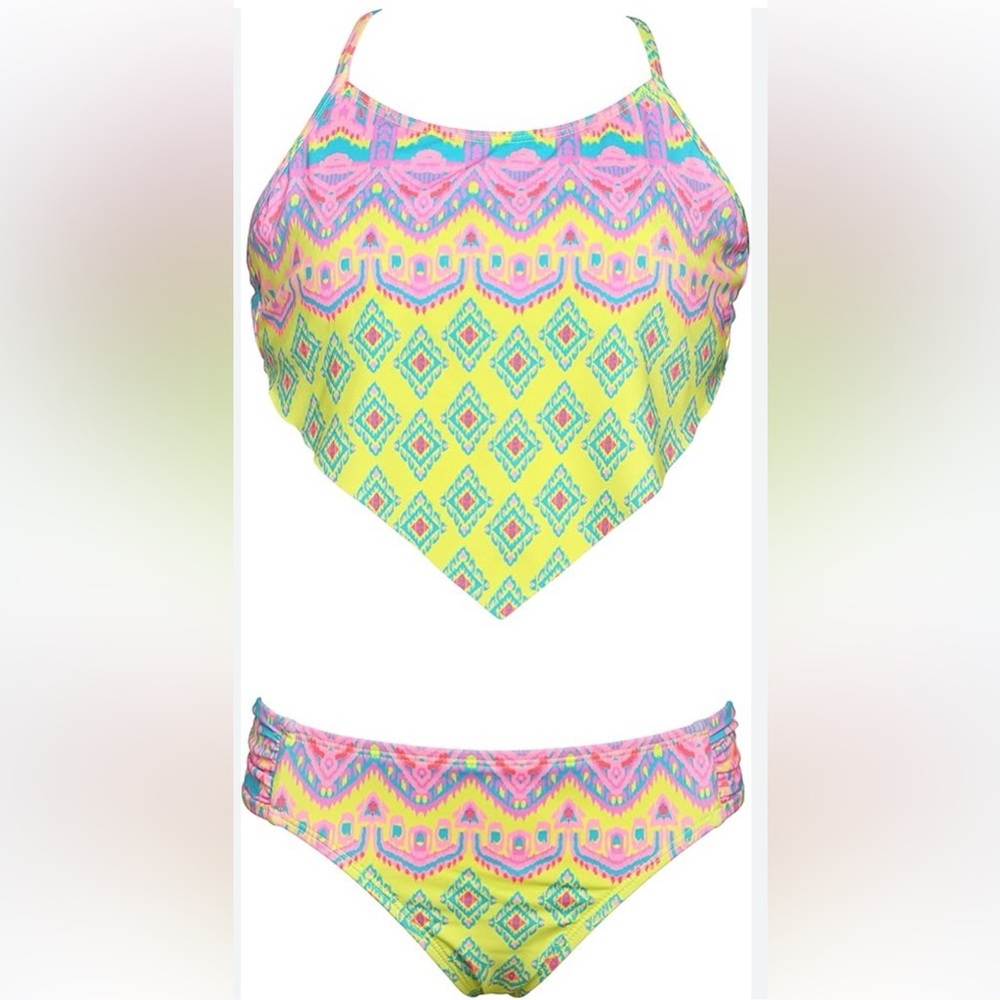 NWT Hobie Girls’ IKat Hanky Tank Swim Set